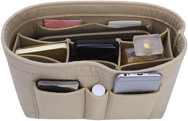 วิธีดูแลกระเป๋าแบรนด์เนม จัดระเบียบกระเป๋าด้วย bag organizer